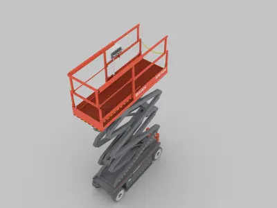 Sky Jack Scissor Lift 3D model