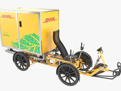 DHL Cargo Bike 3D model