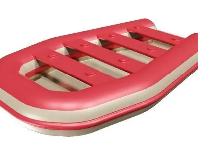 Fabulous Inflatable Boat Low-poly 3D model