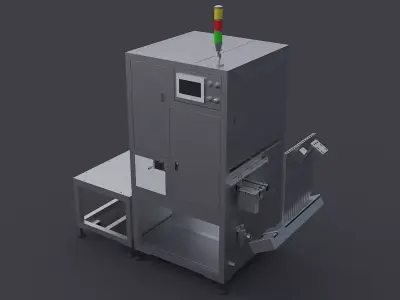 Mouse plug-in machine 3D model