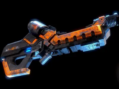 M451Firestorm Mass Effect 3D model