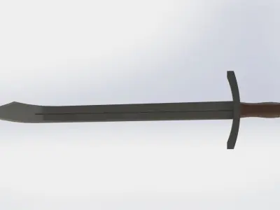 WG 7002 - Cleaver Low-poly 3D model