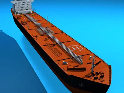 Tanker Ship 3D model by tartino