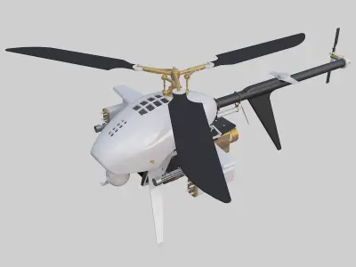 Predator helicopter drone 3D model