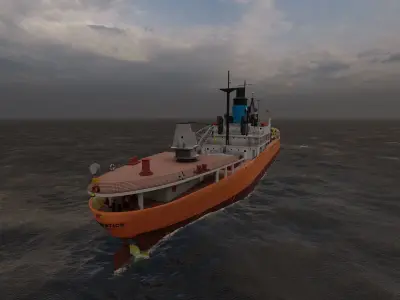 collection ships-Bulk carrier ship-tanker ship 3D model 3