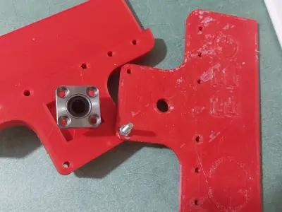 holder for shaft 8mm on glass 10mm  Free 3D model
