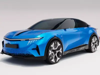 Alpine A390 Beta 2024 3D model