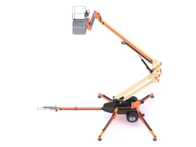 JLG T500J Towable Boom Lift 3D model