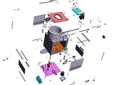 Centrifugal Mixer  3D model