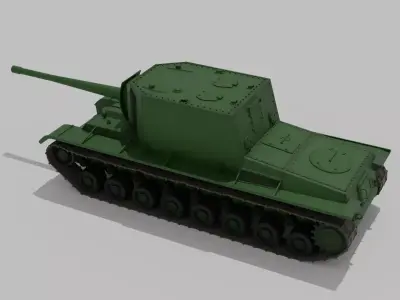 SU-100Y 3D model
