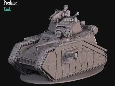 Predator Tank 3D print model