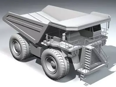 Mine dumper truck 3D model