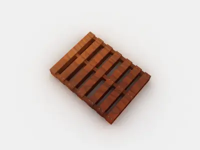 Wood Pallet 3D model buy