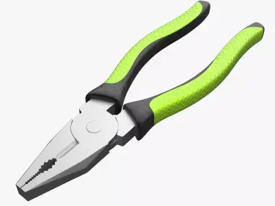 Plier pliers with handles 3D model