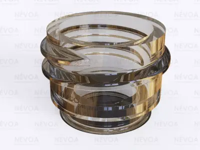 Neck finish - SP 410 - 20 - M - BDF - voluntary standard 3D model
