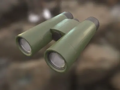 Binoculars Low-poly 3D model buy