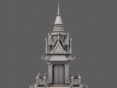 Pagoda V14 3D model