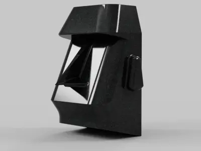 Moai Stone 3D model