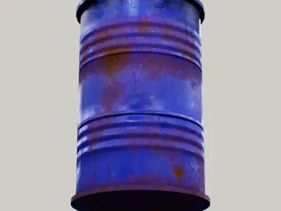 Old Barrel FREE 3D Model Free low-poly 3D model