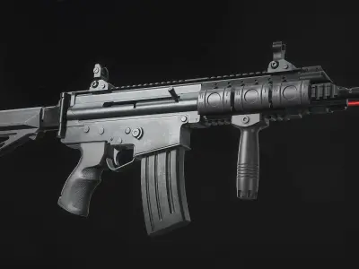 SS2V5 Assault Rifle Free low-poly 3D model