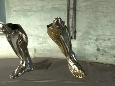 Sci-fi Boots 3D model