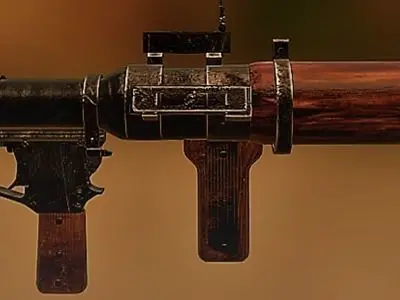 RPG-7 Launcher Low-poly 3D model