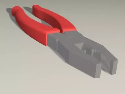 Pinzas pliers Free low-poly 3D model