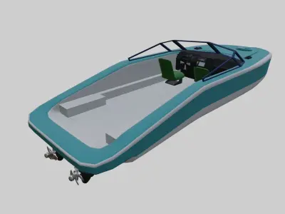 Speedboat like Squalo in GTA 3D model