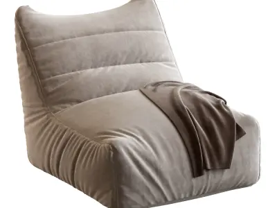 Levi Bean Bag Chair 3D model