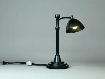 Modern Desk Lamp 3D  Low Poly PBR Game Ready Low-poly 3D model
