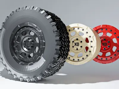 XD Storm Wheels XD861 3D model