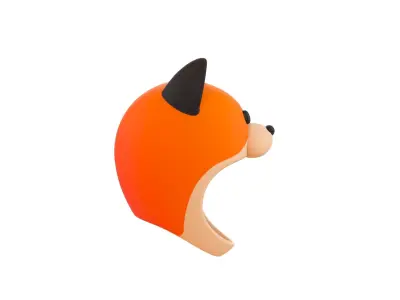 Prop045 Fox Hat 3D model
