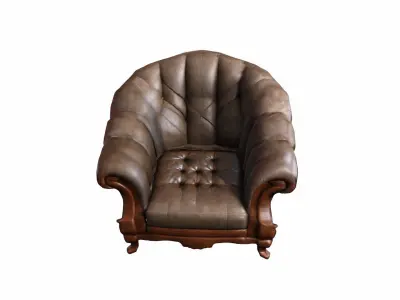  3d Render A Classic Modern Armchair   3D model