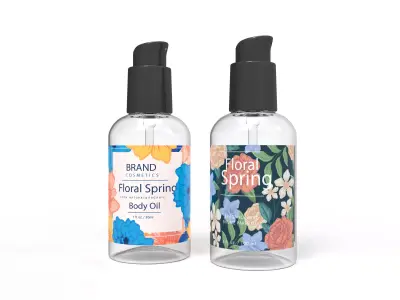 Spray Bottles Low-poly 3D model
