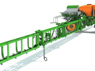 Sprayer and Spreader Machine 3D model purchase