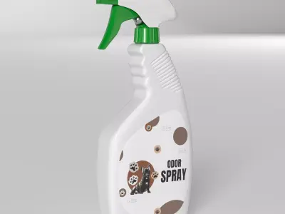 Odor spray Low-poly 3D model