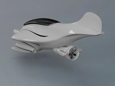watercraft submarine concept 3D model