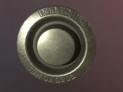 Super-realistic bullet 3D model