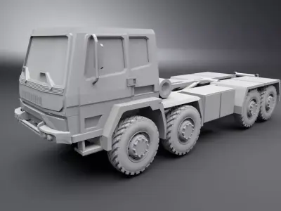 DAF DROPS Truck Scale Model 3D print model