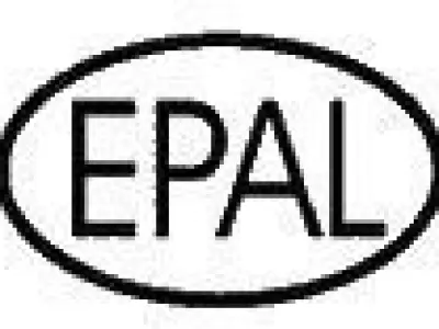 Euro wooden pallet  3D model