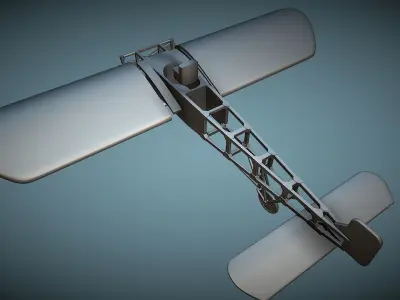 Bleriot XI - 3D Printable Model 3D print model
