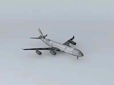 GoldenJet Airbus A340-200 "Canadian Iceberg" Free 3D model