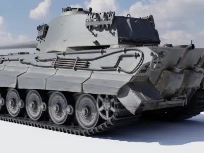Panzerkawpfwagen tiger 3D model
