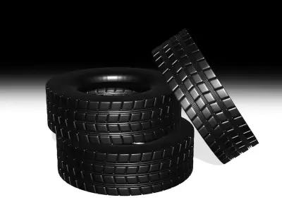 Basic Tire Free 3D model