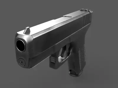 GLock 19 Gen5 3D model Low-poly 3D model