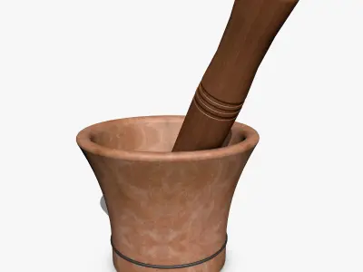 Thai Mortar 3D model