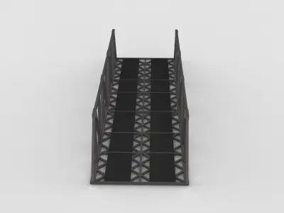 Double Track Bridge 3D model purchase
