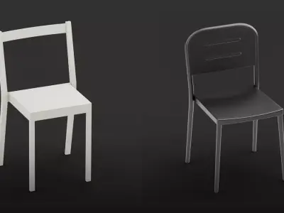 Chair model collection 160 Free 3D model