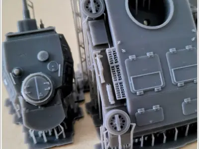 Panzer III Ausf H - miniatures tabletop scenery 3D print model