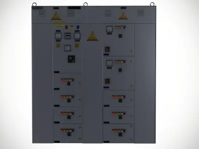 Electrical Fuse Box 2 3D model
